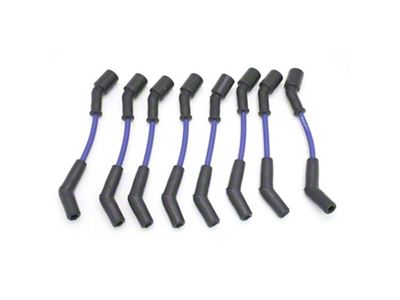 PerTronix Flame-Thrower Spark Plug Wires; 45-Degrees; Blue (65-74 Corvette C2 & C3)