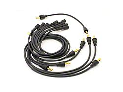 PerTronix Flame-Thrower Spark Plug Wires; Black (70-74 454 V8 Corvette C3)