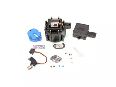 PerTronix Flame-Thrower Distributor HEI III Race Tune Up Kit with Digital Rev Limiter; Black (75-92 Small Block V8 Camaro)