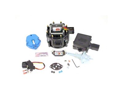 PerTronix Flame-Thrower Distributor HEI III Tune Up Kit with Digital Rev Limiter; Black (75-92 Small Block V8 Camaro)