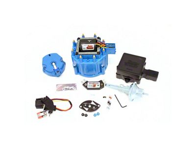 PerTronix Flame-Thrower Distributor HEI III Tune Up Kit with Digital Rev Limiter; Blue (75-92 Small Block V8 Camaro)