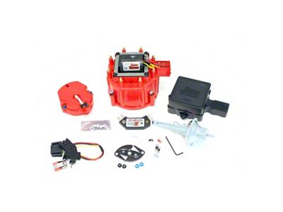 PerTronix Flame-Thrower Distributor HEI III Tune Up Kit with Digital Rev Limiter; Red (75-92 Small Block V8 Camaro)