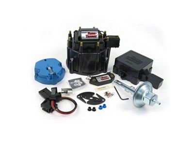 PerTronix Flame-Thrower Distributor HEI Tune Up Kit; Black (75-92 Small Block V8 Camaro)