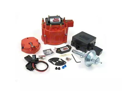 PerTronix Flame-Thrower Distributor HEI Tune Up Kit; Red (75-92 Small Block V8 Camaro)