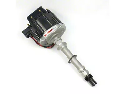PerTronix Flame-Thrower HEI Race Distributor with Digital Rev Limiter; Male Terminals; Black (75-92 Small Block V8 Camaro)