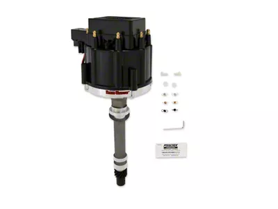 PerTronix Flame-Thrower HEI Race Distributor with Digital Rev Limiter; Male Terminals; Red (75-92 Small Block V8 Camaro)