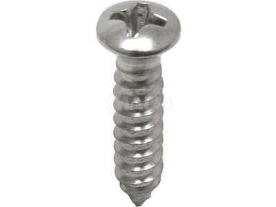 PHIL OVAL HD SCREW 8 X 3/4 6 HD CHROME