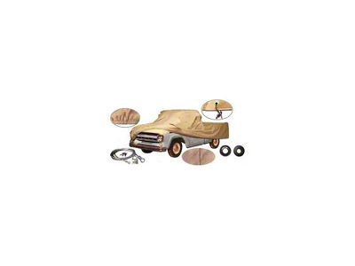 Pickup Truck Cover - Tan Flannel - Pickup With Short Bed