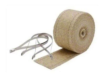 Pipe Wrap & Locking Ties Kit - Tan - 2 in x 25 ft