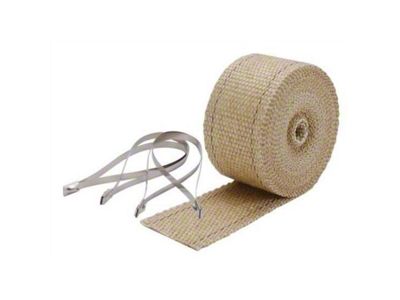 Pipe Wrap & Locking Ties Kit - Tan - 2 in x 25 ft