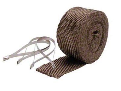 Pipe Wrap & Locking Ties Kit - Titanium - 2 in x 25 ft