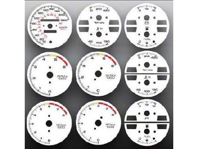 Gauge Overlay,220 METRIC KPH KMH,Firebird,1986..1992