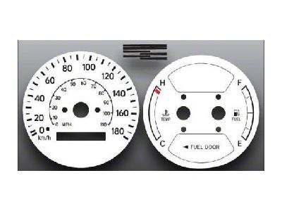 Gauge Overlay,180 KMH METRIC KPH,Firebird,1986..1992