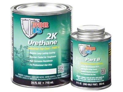 POR-15 2K Urethane Paint in Assorted Colors, Quart