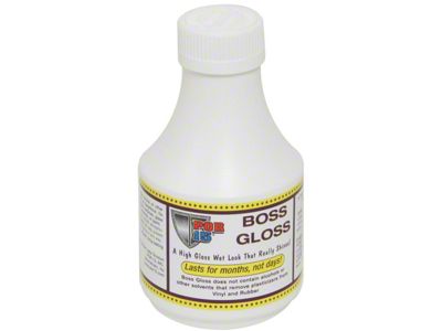 POR-15 Boss Gloss Vinyl and Trim Protectant, 8 Oz. Bottle