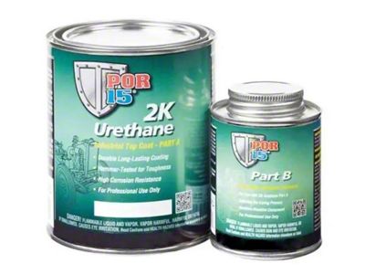 POR-15 2K Urethane Paint, Quart, Assorted Colors