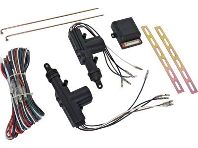 Power Door Lock Kit, 2 Door, 1957-1979