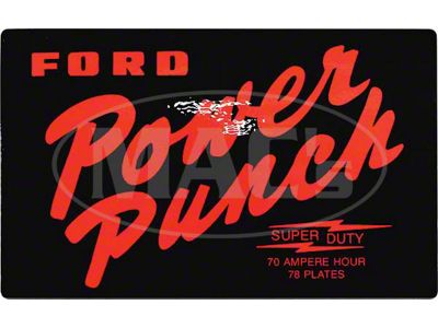 Power Punch Battery Decal