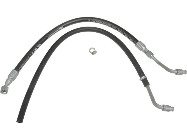 Power Steering Hoses, 6 Cylinder, Borgeson, Ford, 1960-1970 (6-Cylinder)