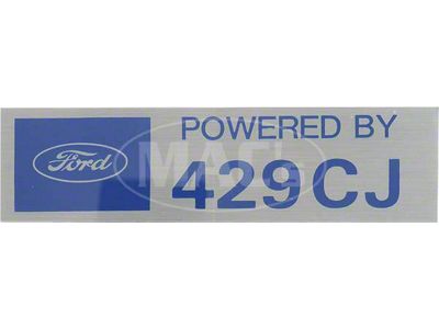 Powered By 429 CJ Valve Cover