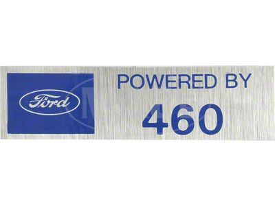 Powered By 460 Valve Cover Decal