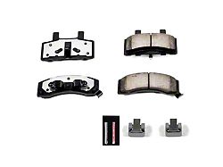 PowerStop Z36 Extreme Truck and Tow Carbon-Fiber Ceramic Brake Pads; Front Pair (86-87 Bronco w/ Manual Hubs; 88-93 Bronco)