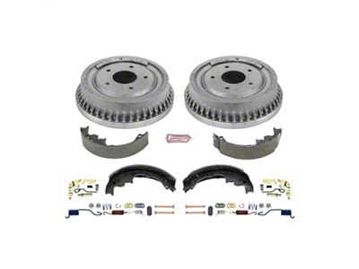 PowerStop OE Replacement Brake Drum and Pad Kit; Rear (82-83 Camaro w/ Rear Drum Brakes)