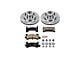 PowerStop OE Replacement Brake Rotor and Pad Kit; Front (82-92 Camaro w/o Performance Package)