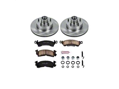 PowerStop OE Replacement Brake Rotor and Pad Kit; Front (70-78 Camaro)