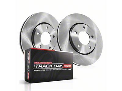 PowerStop Track Day Brake Rotor and Pad Kit; Front (82-92 Camaro w/o Performance Package)