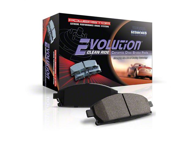 PowerStop Z16 Evolution Clean Ride Ceramic Brake Pads; Rear Pair (82-92 Camaro w/o Performance Package)