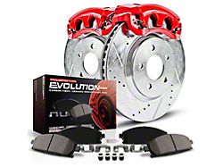 PowerStop Z23 Evolution Brake Rotor, Pad and Caliper Kit; Front (82-92 Camaro w/o Performance Package)