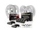 PowerStop Z23 Evolution Sport Brake Rotor, Drum and Pad Kit; Front and Rear (79-81 Camaro w/ Rear Drum Brakes)