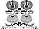 PowerStop Z23 Evolution Sport Brake Rotor, Drum and Pad Kit; Front and Rear (70-74 Camaro)