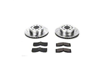 PowerStop Z23 Evolution Sport Brake Rotor and Pad Kit; Rear (1969 Camaro Z/28 w/ Rear Disc Brakes)