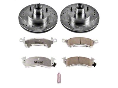 PowerStop Z26 Street Warrior Brake Rotor and Pad Kit; Front (70-78 Camaro)