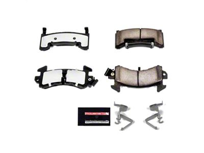 PowerStop Z36 Extreme Truck and Tow Carbon-Fiber Ceramic Brake Pads; Rear Pair (82-92 Camaro w/o Performance Package)