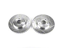 PowerStop Evolution Cross-Drilled and Slotted Rotors; Front Pair (88-95 Corvette C4 w/ Heavy Duty Suspension; 1996 Corvette C4)