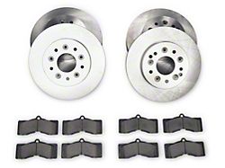 PowerStop OE Replacement Brake Rotor and Pad Kit; Front and Rear (63-66 Corvette C2 w/ 4-Wheel Disc Brakes; 67-82 Corvette C2 & C3)