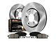 PowerStop OE Replacement Brake Rotor and Pad Kit; Rear (88-96 Corvette C4)