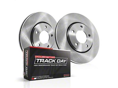 PowerStop Track Day Brake Rotor and Pad Kit; Front (88-95 Corvette C4 w/ Heavy Duty Suspension; 1996 Corvette C4)