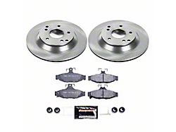 PowerStop Track Day Brake Rotor and Pad Kit; Rear (88-96 Corvette C4)