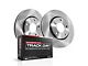 PowerStop Track Day Brake Rotor and Pad Kit; Rear (88-96 Corvette C4)