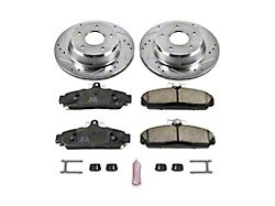 PowerStop Z23 Evolution Sport Brake Rotor and Pad Kit; Front (84-87 Corvette C4)