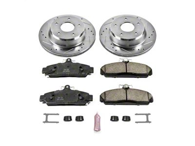 PowerStop Z23 Evolution Sport Brake Rotor and Pad Kit; Front (84-87 Corvette C4)