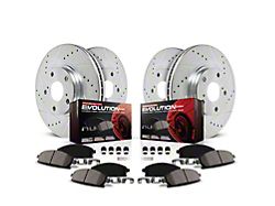 PowerStop Z23 Evolution Sport Brake Rotor and Pad Kit; Front and Rear (88-95 Corvette C4 w/o Heavy Duty Suspension)