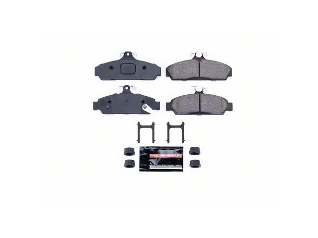 PowerStop Z23 Evolution Sport Carbon-Fiber Ceramic Brake Pads; Front Pair (84-87 Corvette C4)