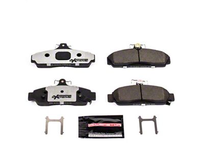 PowerStop Z26 Street Performance Carbon-Fiber Ceramic Brake Pads; Front Pair (84-87 Corvette C4)