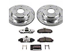 PowerStop Z26 Street Warrior Brake Rotor and Pad Kit; Front (84-87 Corvette C4)