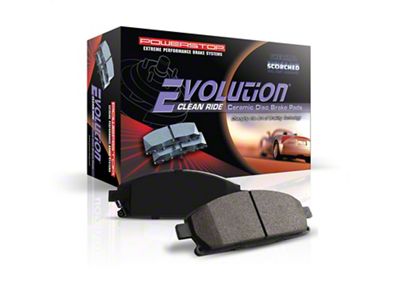 PowerStop Z16 Evolution Clean Ride Ceramic Brake Pads; Rear Pair (85-88 Camaro w/ Rear Disc Brakes & Performance Package; 89-92 Camaro w/ Rear Disc Brakes)